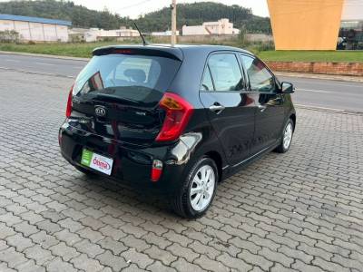 KIA PICANTO EX 2014 AUTOMÁTICO PRETO - Foto 14